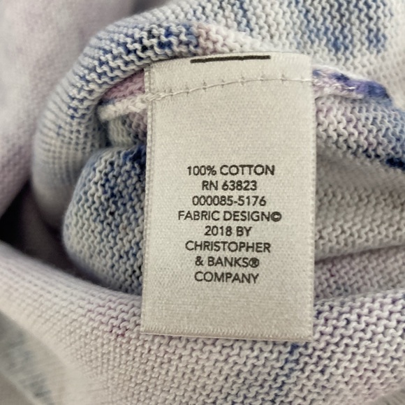 New CJ Banks button up sweater 100% cotton - Picture 7 of 10